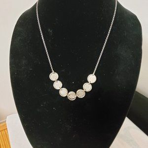 Silver Gallery Disc Necklace